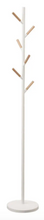 Load image into Gallery viewer, White & Wood Coat Rack