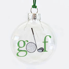 Load image into Gallery viewer, See Through Glass Holiday Ornament