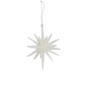6 Inch 18 Point Glitter Star Ornament