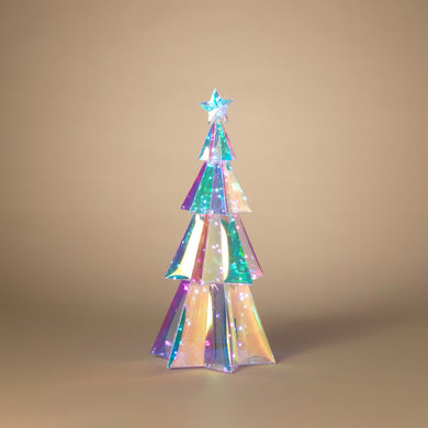 Electric RGB Lighted Holographic Holiday Tree with Remote Control