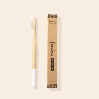 Adult Bamboo Toothbrush (white)