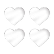 Load image into Gallery viewer, Acrylic Heart Coasters - Set of 4