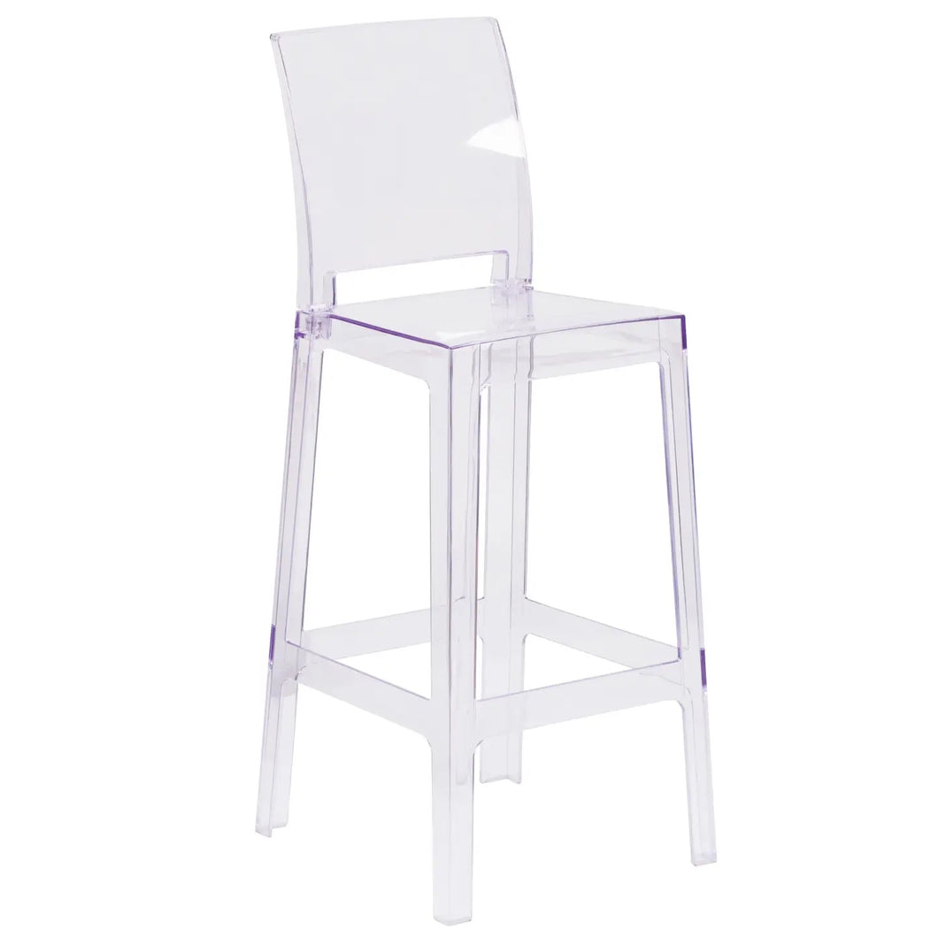 Ghost Transparent Crystal Barstool