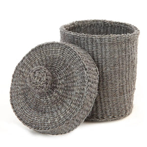 Sisal Lidded Container Basket