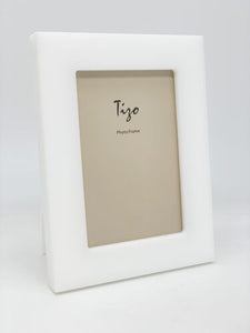 Acrylic Photo Frame Solid White