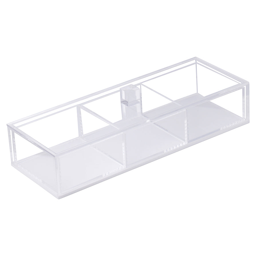 Acrylic Box with 3 Removable Dishes