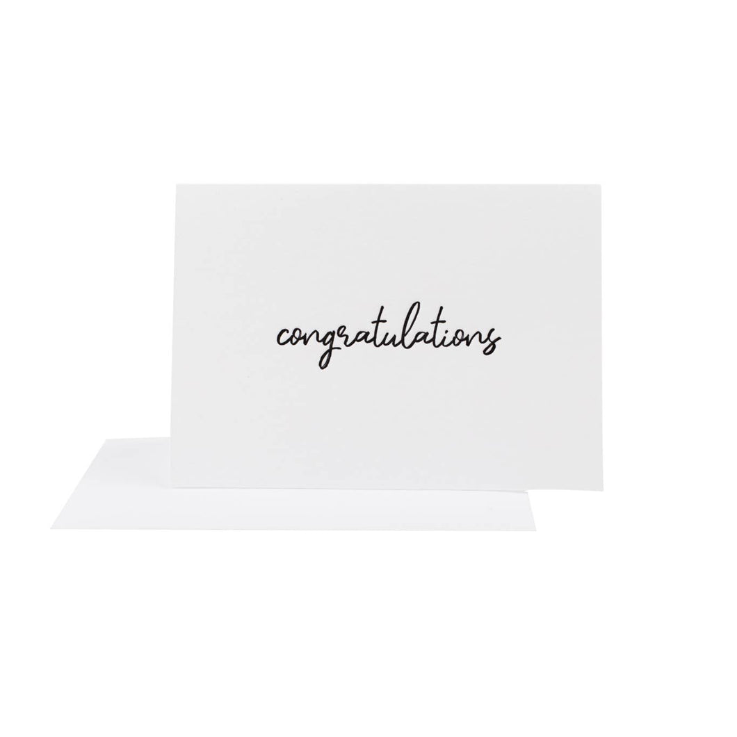 Congratulations Mini Card