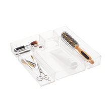 Load image into Gallery viewer, Clear Acrylic Stackable Drawer Organizers Set