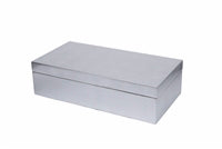 Silver Leaf White Lacquered Box