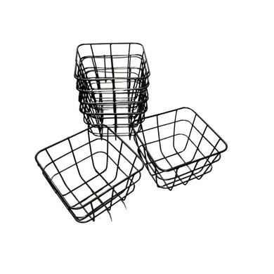 Set of 6 Metal Storage Baskets
