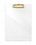 Clear Acrylic Clip Board