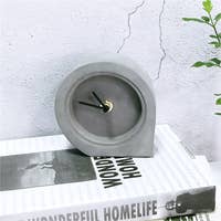 Concrete Desk Clock