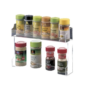 Acrylic 2-Shelf Spice Rack