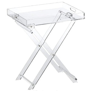 Acrylic Folding Tray or End Table