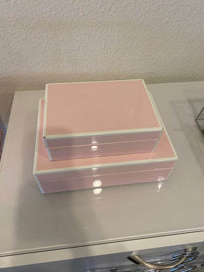 Pink Storage Box (set of 2)