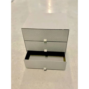 3 Drawer Grey Drawer Storage Box