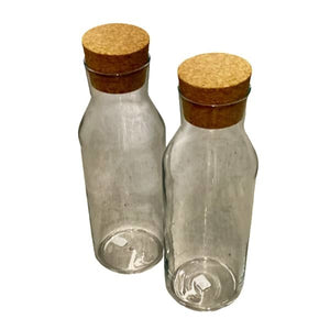 Glass Bottle w/ Cork Lid