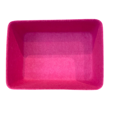 Medium Grey Storage Container w/Pink