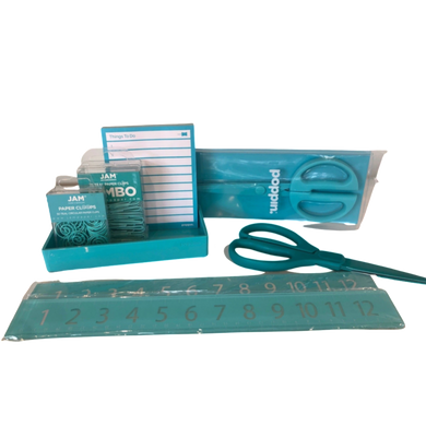 Teal Blue Office Set