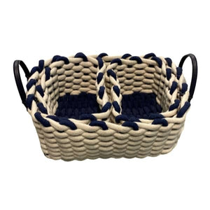 Blue & Off White Nesting Baskets