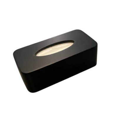 Black Metal Tissue Box Cover