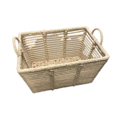 Large White Basket