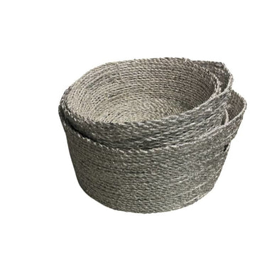Round Silver Baskets