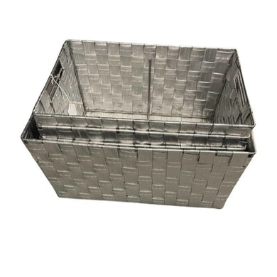 Rectangle Silver Basket