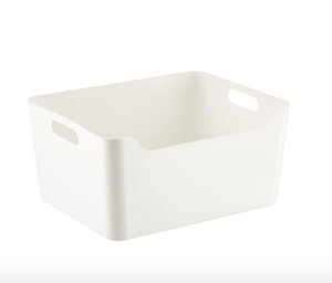 White Plastic Bin - Variera