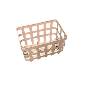 Pink Metal Storage Basket