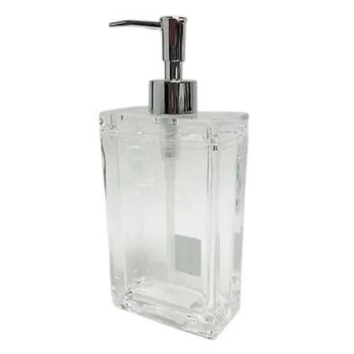 Acrylic soap hot sale dispenser