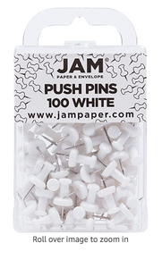 Jam Paper Push Pins