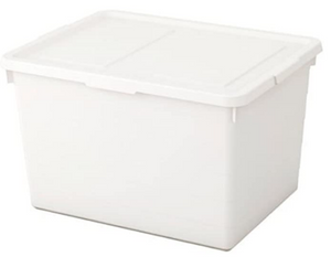 White Storage Bin - Sockerbit