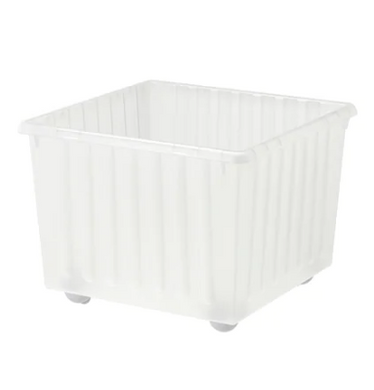 Storage Crate with Casters and Lid