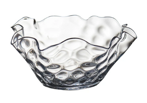 Clear Dimpled Bowl