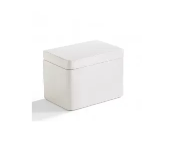Large Rectangle White Acrylic Lidded Box