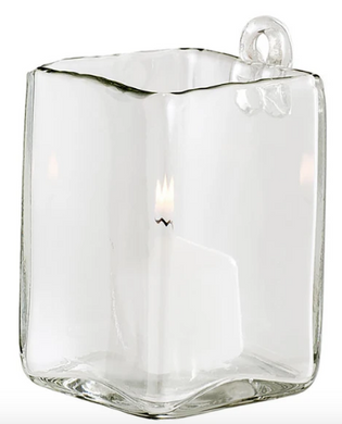 Blown Glass Candle Holder