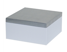 Load image into Gallery viewer, Silver Leaf White Lacquered Box