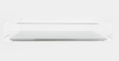 Ice Gray Acrylic Guest Hand Towel Tray