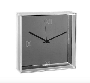 Tic Tac Clock Silver