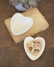 Load image into Gallery viewer, Carved Ceramic Heart Bowl