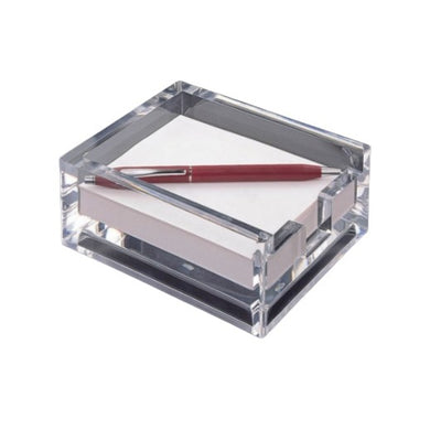 Acrylic Note Pad Holder with Paper