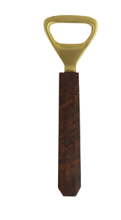 Argo Wood & Brass Bottle Opener