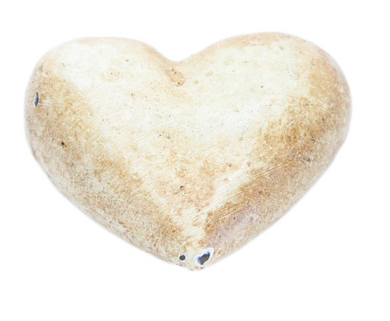 Cast Iron White Heart