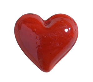 Small Red Glass Heart