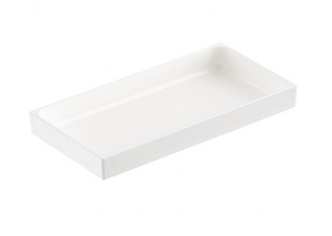White Stackable Shallow Drawer Organizer