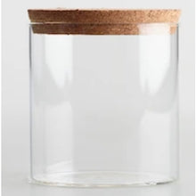 Load image into Gallery viewer, Small Glass Canisters with Cork Lid