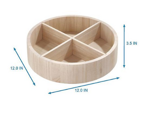 Raw Wood THE by IDesign Kitchen Organizers