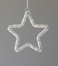 Load image into Gallery viewer, Glass Beaded Star Ornament