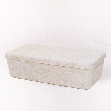 The Sculpted Bin - Long with Lid